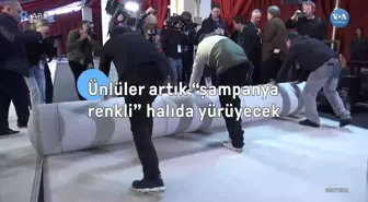 Ünlüler Artık 'Şampanya Renkli' Halıda Yürüyecek