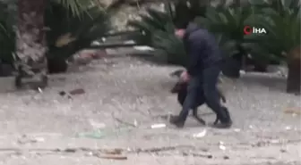 Yaban keçisi özgürlüğe böyle zıpladı