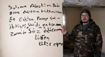 Hırsızlık yaptıkları evin duvarına 'hakkını helal et' yazdılar