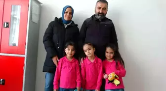 Depremzede üçüzler Isparta'da ders başı yaptı