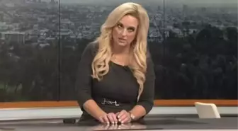 Hava durumu sunucusu, canlı yayında baygınlık geçirerek yere yığıldı