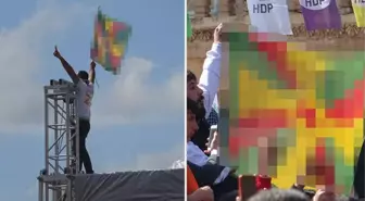 Mardin'de Nevruz kutlamasında skandal görüntüler! HDP'li Günay'ın da katıldığı etkinlikte PKK paçavrası açtılar