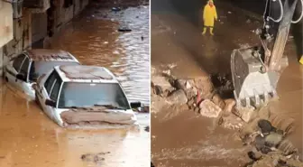 Sel felaketinde 16 kişinin can verdiği Şanlıurfa'da sağanak! Sokaklar yeniden göle döndü