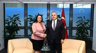 Çavuşoğlu, Brüksel'de Avrupa Yatırım Bankası ve Avrupa İmar ve Kalkınma Bankası yetkilileriyle görüştü