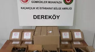 Gümrük muhafaza ekipleri 450 bin liralık uçucu yağ ele geçirdi