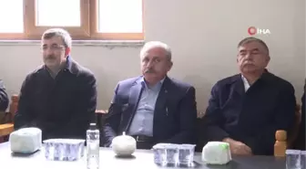 Meclis Başkanı Şentop, Cevdet Yılmaz'ın annesinin taziyesine katıldı