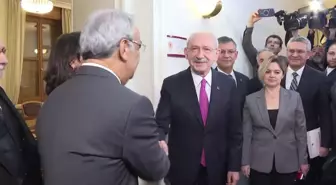 Millet İttifakı'nın Cumhurbaşkanı Adayı Kılıçdaroğlu, Hdp Eş Genel Başkanları Buldan ve Sancar'ı TBMM'de Ziyaret Etti