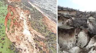 Yeri yerinden oynatan depremin Çekirge Dağı'nda yarattığı değişim inanılmaz! Hala sesler geliyor