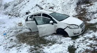 Yozgat'ta otomobil şarampole yuvarlandı: 5 yaralı