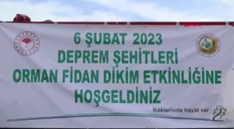 BURDUR'DA DEPREM ŞEHİTLERİ ORMANI OLUŞTURULDU
