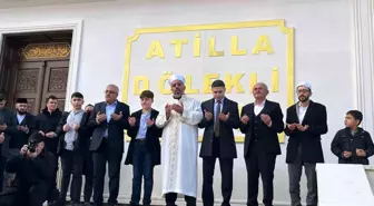 Pasinler Belediye Başkanı'nın kazada hayatını kaybeden yeğeni Atilla Dölekli için yaptırılan caminin açılışı gerçekleştirildi