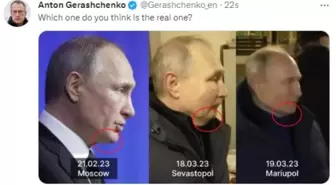 Putin dublör mü kullanıyor? Aynı zamanlarda çekilen 3 fotoğraf akılları kurcalıyor