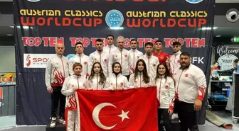 Milli kick boksçu Efe Aydın, Avusturya'da dünya ikincisi oldu
