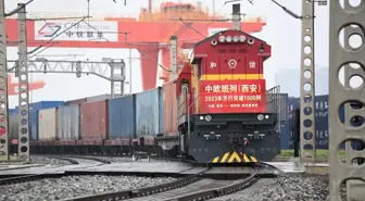 Çin-Avrupa Yük Treni, Xi'an Kentinden Rusya'ya Doğru Yola Çıktı