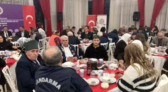 Burdur protokolü şehit ve gazi aileleri ile iftar yemeğinde buluştu