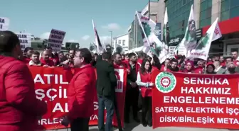 İşten Çıkarılan Seatre İşçileri İçin Cengiz Holding Önünde Eylem: 'İşçiler Geri Alınmadığı Takdirde, Üçüncü Günün Sonunda Holding Önünde Çadır...