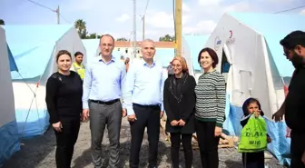 Başkan Örki deprem bölgesinde