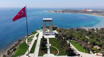 Cumhuriyetin 100'üncü yılı ve Çanakkale Zaferi'nin 108'inci yılında Şehitler Abidesi'ne ziyaretçi akını