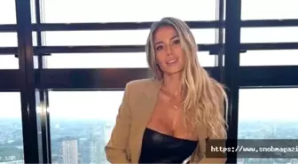 Güzel sunucu Diletta Leotta, kumsalda kırmızı mayosuyla hamilelik pozu verdi