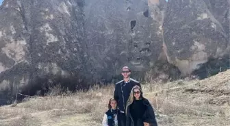 Fenerbahçe'nin Brezilyalı futbolcusu Gustavo Henrique iznini Kapadokya'da geçirdi