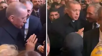 Erdoğan'la görüşmek isteyen aday adayının ısrarı ortaya ilginç görüntüler çıkardı