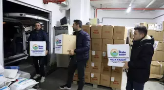 İlkadım'dan 750 aileye Ramazan kolisi