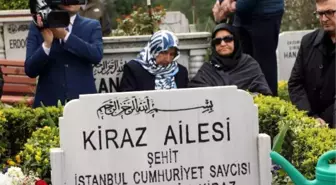 ŞEHİT SAVCI MEHMET SELİM KİRAZ MEZARI BAŞINDA ANILDI
