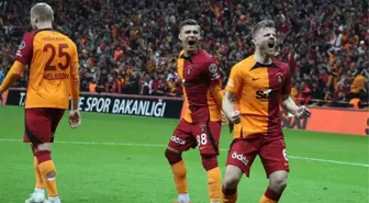 Son Dakika: Lider Galatasaray, son dakikalarda bulduğu gollerle Adana Demirspor'u 2-0'lık skorla mağlup etti