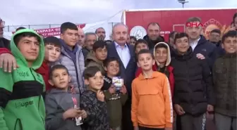 TBMM BAŞKANI ŞENTOP, DEPREMZEDELERLE İFTAR YAPTI