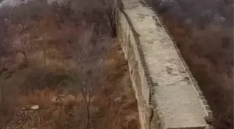 Çin Seddi'nin Sular Altında Kalmış Bölümünden Bahar Manzaraları