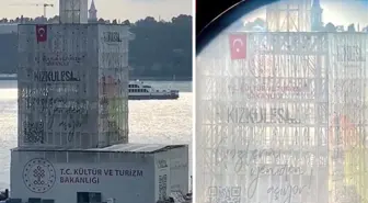 Restorasyon sırasında yıkıldı denilmişti! Kız Kulesi'nin kubbesi aylar sonra ilk kez görüntülendi