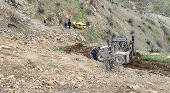Şırnak'ta ticari taksi şarampole yuvarlandı: 1 yaralı