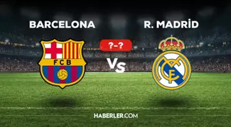 Barcelona Real Madrid maçı kaç kaç, bitti mi? MAÇ SKORU! Barcelona Real Madrid maçı kaç kaç, canlı maç skoru!