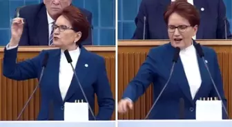 Kürsüye kurşunla çıkan Akşener, konuşmasının en coşkulu yerinde hepsini fırlattı