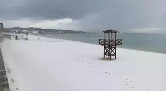 Çeşme'de Etkili Dolu Yağışı