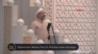Diyanet İşleri Başkanı Erbaş, Ankara'da cuma namazı kıldırdı