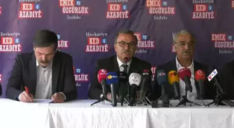 Emek ve Özgürlük İttifakı Seçim Mutabakat Bildirgesini Açıkladı: 'Tip, 49 İl ve 52 Seçim Bölgesinde Kendi Listesi ile Seçime Girecek, Diğer İllerde...