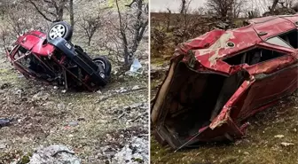 Malatya'da uçuruma devrilen otomobildeki bebek hayatını kaybetti