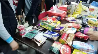 Ortaokul öğrencilerinden ramazan yardımı