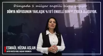 Zafer Partisi Genel Başkan Yardımcısı Aslan: 'Engelli Kardeşimize Engel Oluyorsunuz'