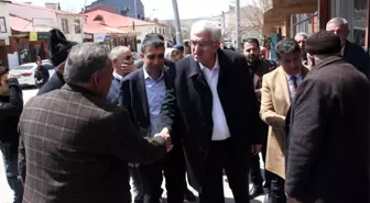 Öz Tekman'da esnafı dinledi