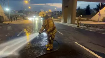 Arnavutköy'de zincirleme kaza: 1 yaralı