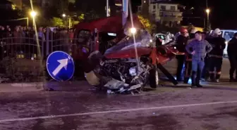 Trabzon'da trafik kazası: 1 ölü, 1 yaralı