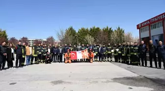 Konya Büyükşehir ve TİKA Makedonyalı itfaiyecilere eğitim verdi