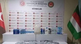 Gürbulak'ta 27 kilo sıvı metamfetamin ile 9 bin 500 uyuşturucu hap ele geçirildi