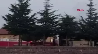 NEVŞEHİR'DE 38 YOLCU TAŞIYAN OTOBÜS ALEV ALDI