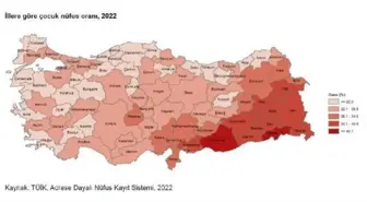 Türkiye nüfusunun yüzde 26,5'i çocuk