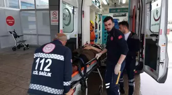 Hastane önünde trafik kazası: 1 yaralı