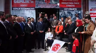 MHP Gemlik'te Seçim İletişim Merkezi Açılışı Yaptı