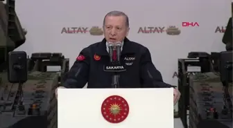 CUMHURBAŞKANI ERDOĞAN YENİ ALTAY TANKI TÖRENİNE KATILDI